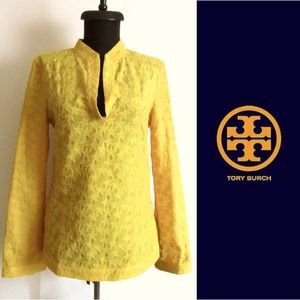 NWT Tory Burch Star Embroidery Tunic Kaftans Size 2